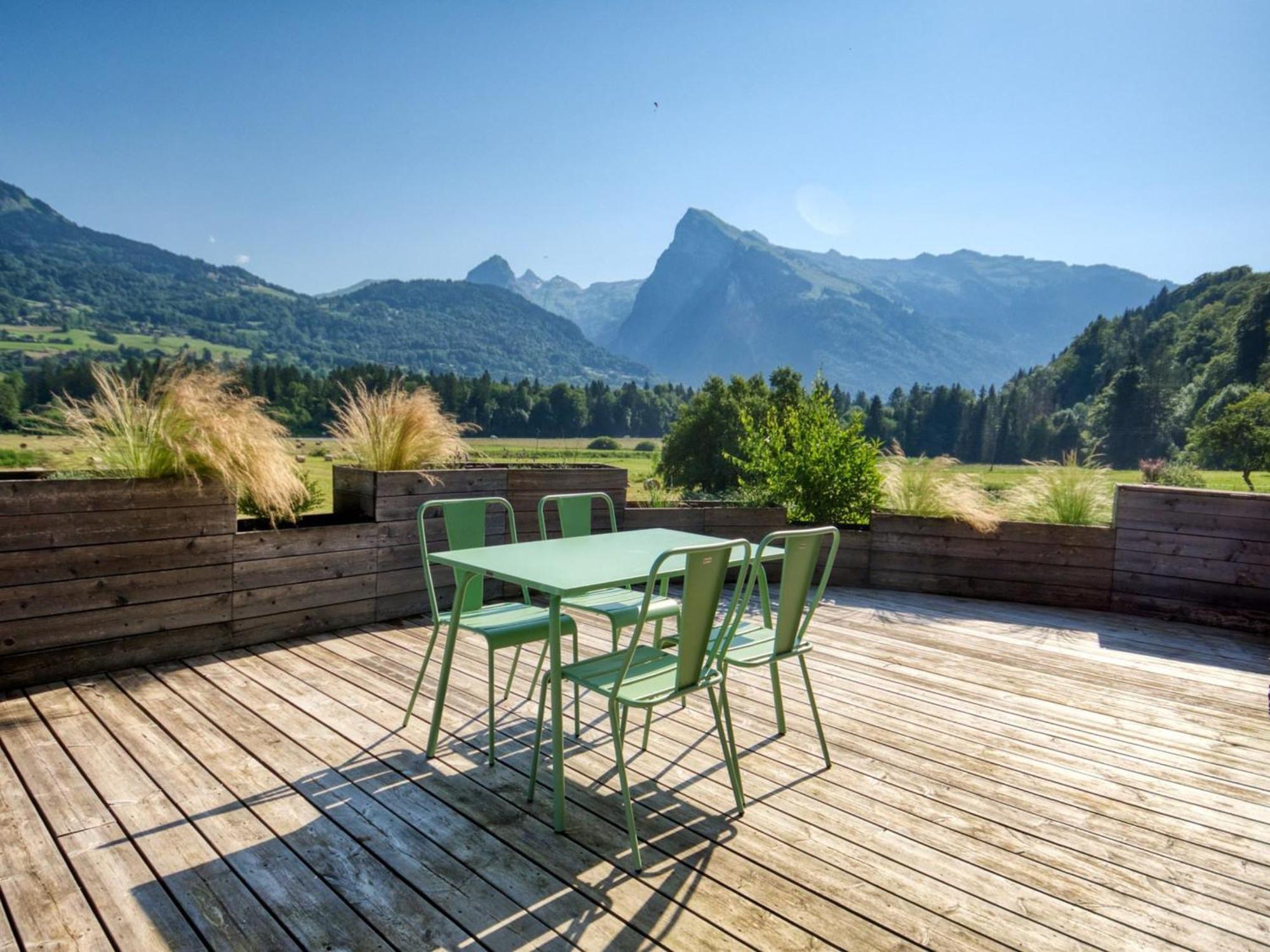Duplex 2 Chambres Avec Grande Terrasse, Animaux Acceptes, A Samoens - Fr-1-642-77 Exterior foto